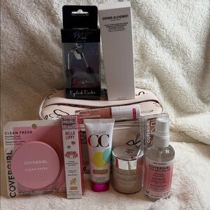 NEW Assorted Makeup Bundle with cosmetic bag